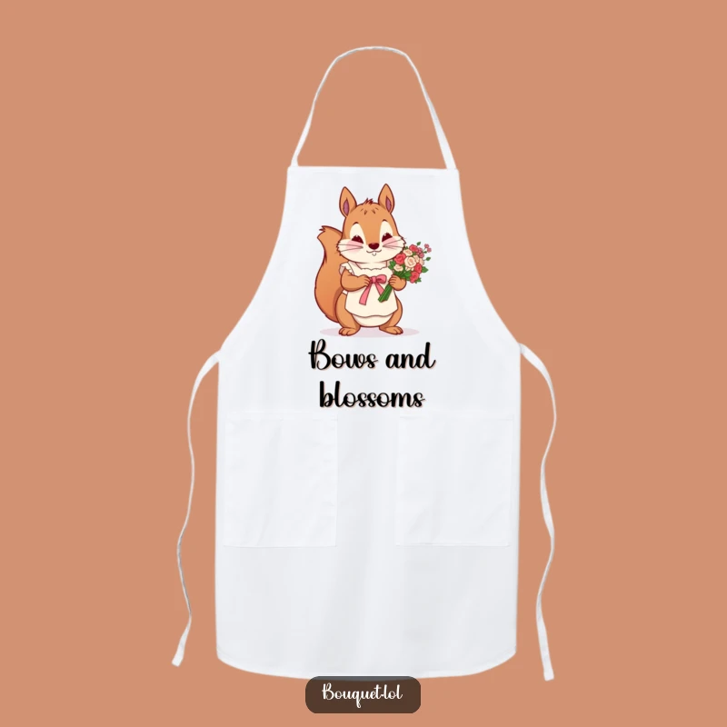 Funny Squirrel Florist Apron: Precise Work, A Functional and Funny Gift